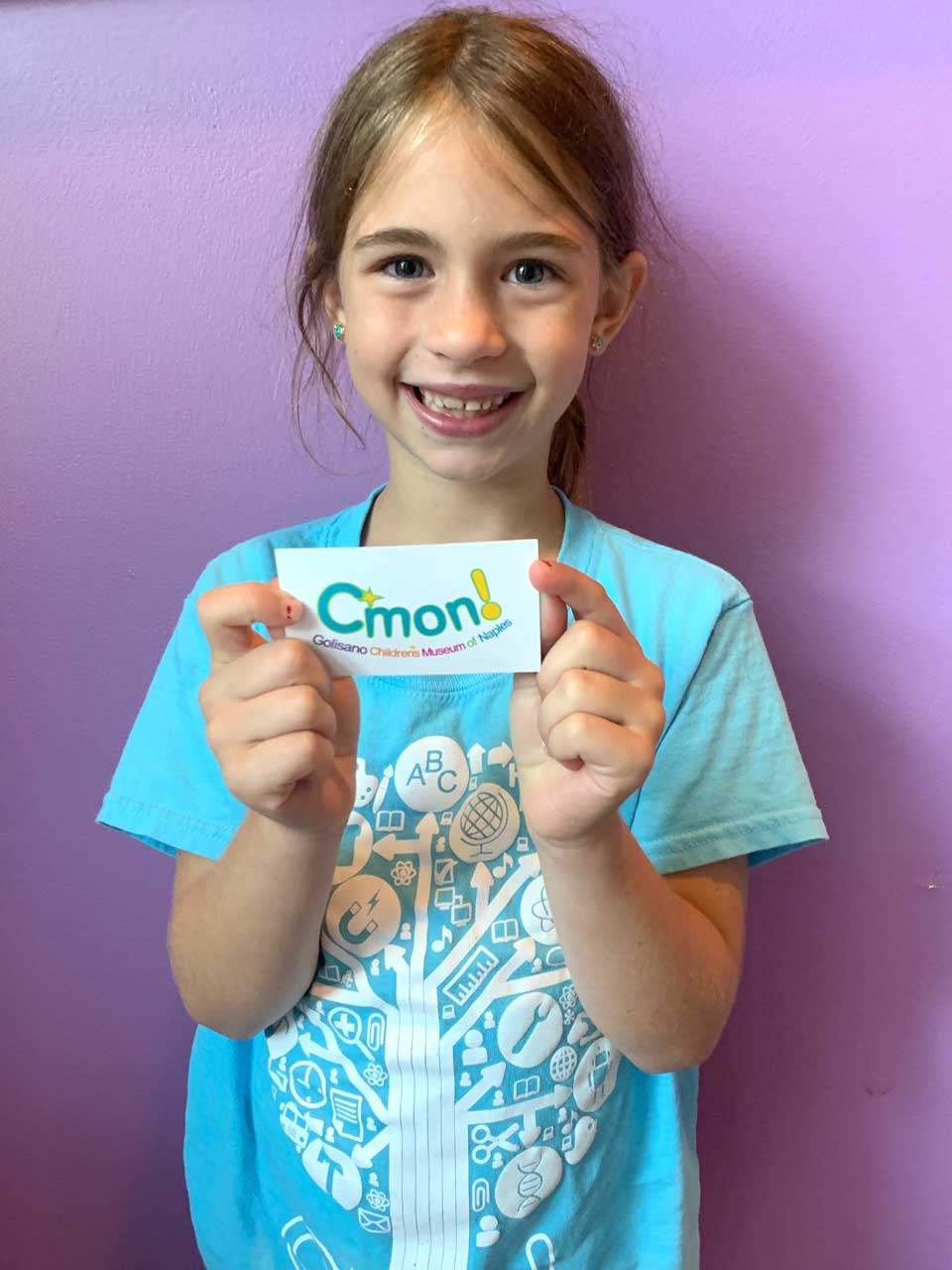 Girl with Membership Card