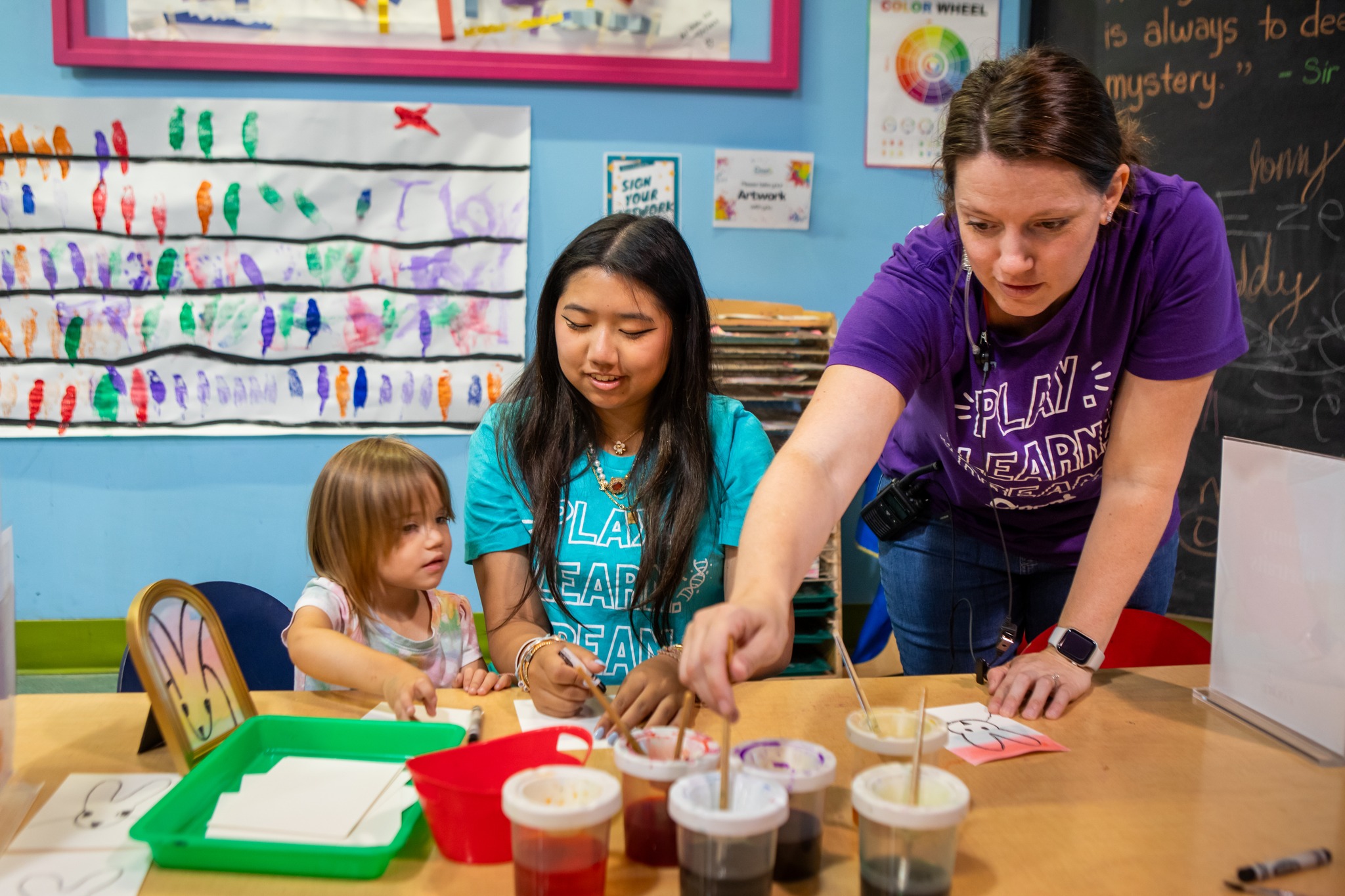 Courtney with Child at CMON