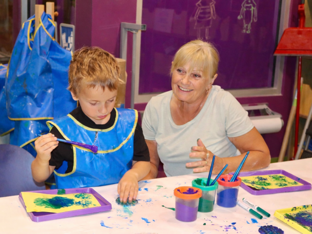 Art Studio Exhibit - Making Tacos